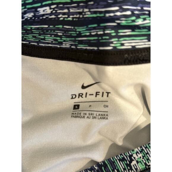 Nike Women's Multicolored Pro Dri-Fit Half-Zip Pullover Shirt Size Small running - Picture 2 of 4